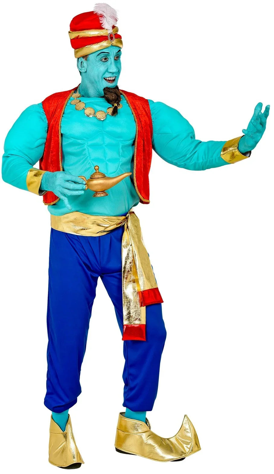 Disfraz de Genio Mágico de la Lámpara para Hombre Genio de la Lámpara Widmann